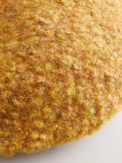 Next Jaune - Bonnet en maille bouclée Outlet