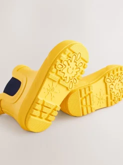 Next - Bottines en caoutchouc avec doublure chaude Jaune New