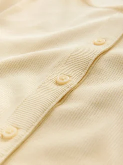 Next - Cardigan côtelé à manches longues (3-16ans) Jaune Outlet