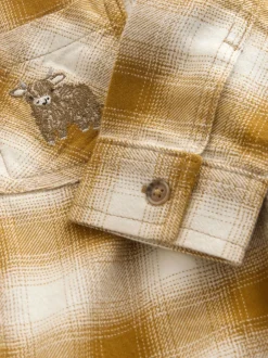 Next Jaune À carreaux zippé - Ensemble chemise et t-shirt à manches longues (3mois-7ans) Online