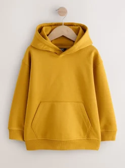 Next - Chandail à capuchon en jersey uni (3-16ans) Jaune Best