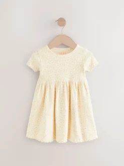 Next - Robe en jersey côtelé (3mths-7yrs) Jaune New