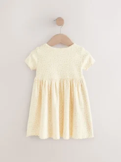 Next - Robe en jersey côtelé (3mths-7yrs) Jaune New
