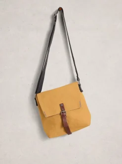 White Stuff Jaune - Sac à bandoulière Charlie en toile Clearance