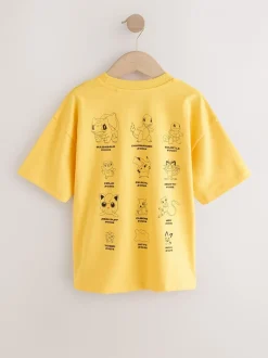 Next - T-shirt Pokémon à manches courtes (3-16ans) Jaune Best