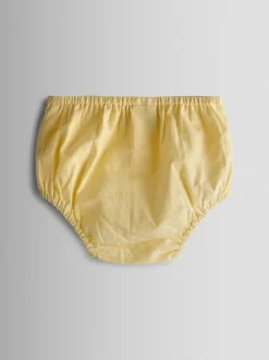 Jojo Maman Bébé Jaune clair - Robe de fête Bud Fleurie Brodé à col smocké Sale