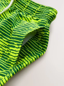 Next - Shorts de bain imprimés (3-16yrs) Jaune imprimé palmiers Best