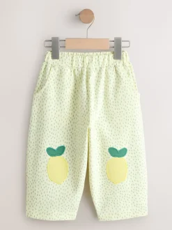 Next Jaune motif citrons - Pantalons avec ornements style tonneau (3mois-7ans) Hot