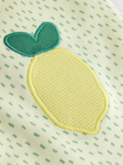 Next Jaune motif citrons - Pantalons avec ornements style tonneau (3mois-7ans) Hot