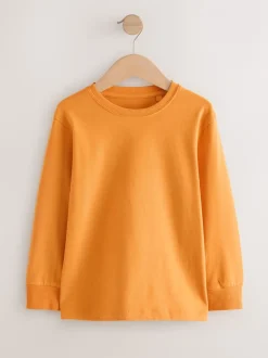 Next - T-shirt confortable à manches longues (3-16 ans) jaune ocre Clearance