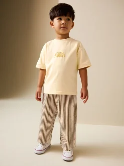 Next Jaune sunshine - Ensemble t-shirt à manches courtes et jogging léger (3mois-7ans) New