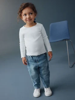 Next Jean avec délavage moyen - Jeans de maman (3mths-7yrs) Hot
