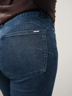 Next Jean bleu foncé - Jean skinny coupe slim à effet rehausseur Online