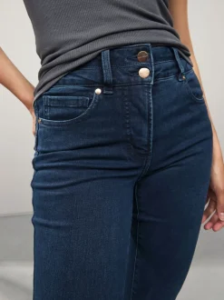 Next Jean bleu foncé - Jean slim boot cut réhaussant Hot