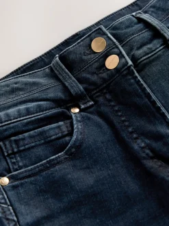 Next Jean bleu foncé - Jean slim boot cut réhaussant Hot