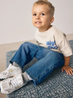 Next Jean bleu foncé - Jeans à jambe large (3mths-7yrs) Best