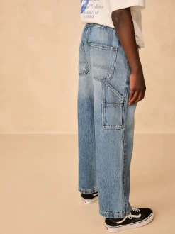 Next Jean bleu moyen - Jean charpentier à enfiler en Denim (3-16ans) Outlet