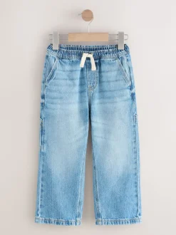 Next Jean bleu moyen - Jean charpentier à enfiler en Denim (3-16ans) Outlet