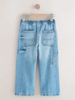 Next Jean bleu moyen - Jean charpentier à enfiler en Denim (3-16ans) Outlet