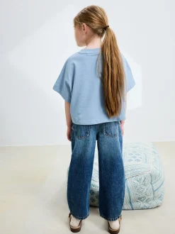 Next - Jeans Barrel (3-16ans) Jean bleu moyen Online