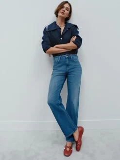 Next Jean bleu moyen - Jeans de jambe droite Clearance