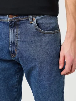 Wrangler Jean bleu moyen - Coupe ajustée Texas Jeans Discount