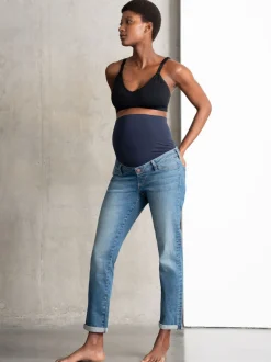 Seraphine Jean décontracté de maternité Overbump en tissu bio haut de gamme New