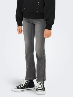 ONLY KIDS Jean gris évasé Hot