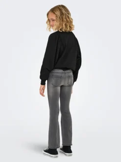 ONLY KIDS Jean gris évasé Hot