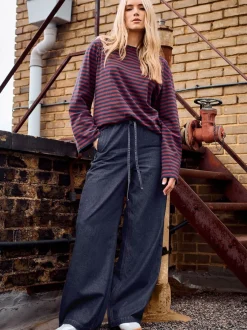 Long Tall Sally Jean ample ceinturée Clearance