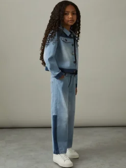 Reiss Jean Briar Patchwork bicolore New