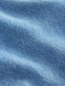 Next Jena bleu - 100% Coton Manches longues Col mao Denim Chemises (3mths-7yrs) Hot