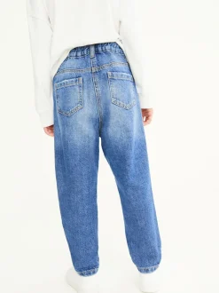 Next Jena bleu - Jean mom 100 % coton (3-16ans) Clearance