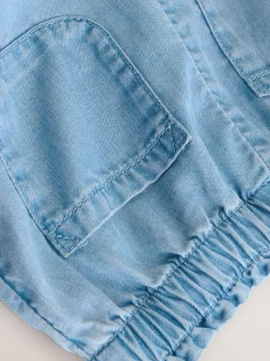 Next Jena bleu - Pantalon bébé en tencel (0mois à2ans) Online