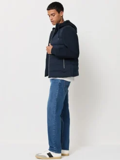 Next - Ajustement droit - Jean Motionflex Jena bleu - ThermoGen Hot