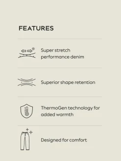 Next - Ajustement droit - Jean Motionflex Jena bleu - ThermoGen Hot