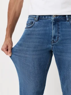 Next - Ajustement droit - Jean Motionflex Jena bleu - ThermoGen Hot