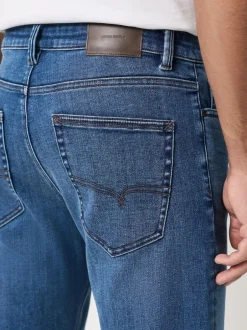 Next - Ajustement droit - Jean Motionflex Jena bleu - ThermoGen Hot