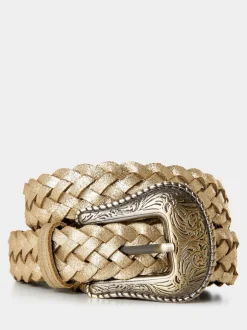 Joe Browns Ceintures en daim métallisé tressé Discount