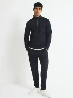 River Island Jogging Coupe ajustée en piqué New