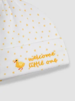 Jojo Maman Bébé Chapeau Welcome Little One Outlet