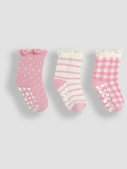 Jojo Maman Bébé Chaussettes en coton à volants 3 Lot Best