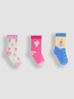 Jojo Maman Bébé 3Lot de chaussettes imprimées Sale
