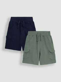 Jojo Maman Bébé Short cargo en jersey 2-Pack Online