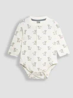 Jojo Maman Bébé Vache des Highlands imprimée et corps rayés 2 Lot Sale