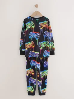 Next Joueur éclairé - Pyjama simple à manches longues (3-16ans) Sale