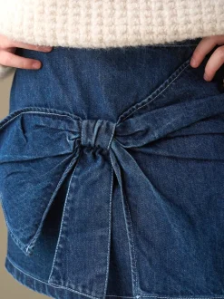 Angel & Rocket Jupe Casey en jean à nœud Discount