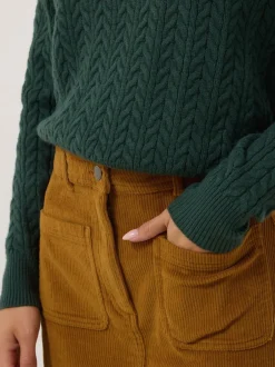 M&Co Jupe Petites tailles Velours côtelé Discount