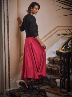 Fat Face Jupe mi-longue en jacquard FatFace New