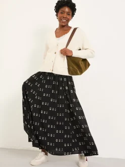 Fat Face Jupe mi-longue FatFace métallisée Outlet